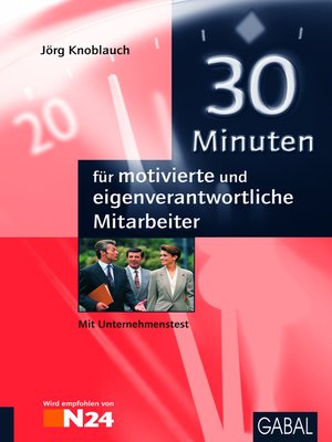 cover image of 30 Minuten für motivierte und eigenverantwortliche Mitarbeiter